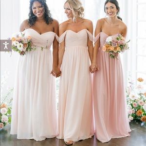 Revelry Kennedy Chiffon Convertible Dress dovegrey